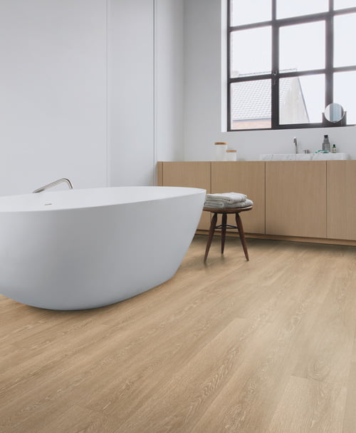 Quick-Step laminate flooring, the perfect floor for the bathroom